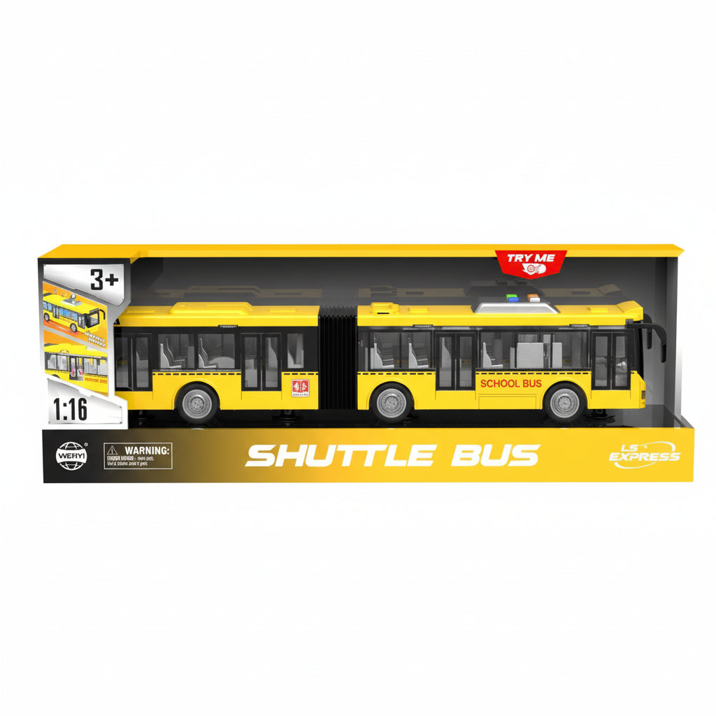 Friction Bus Double Articulé avec son et lumière