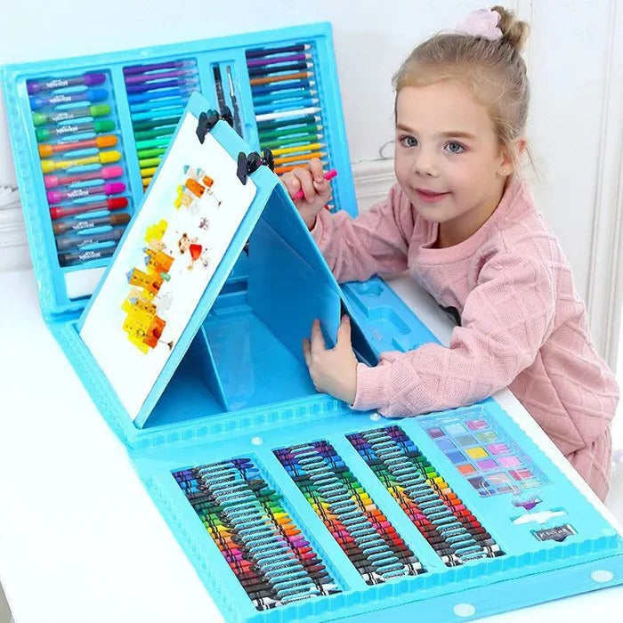 Mallette de Dessin Complète pour Enfants – 208 Pièces Grande taille