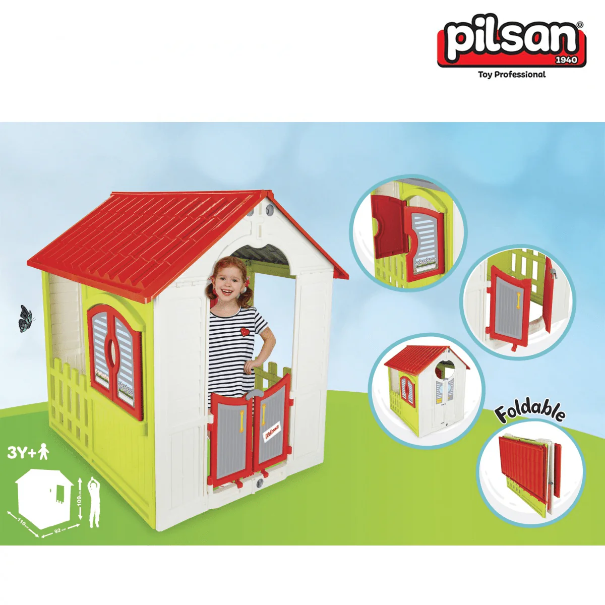 Maisonnette pliable Pilsan