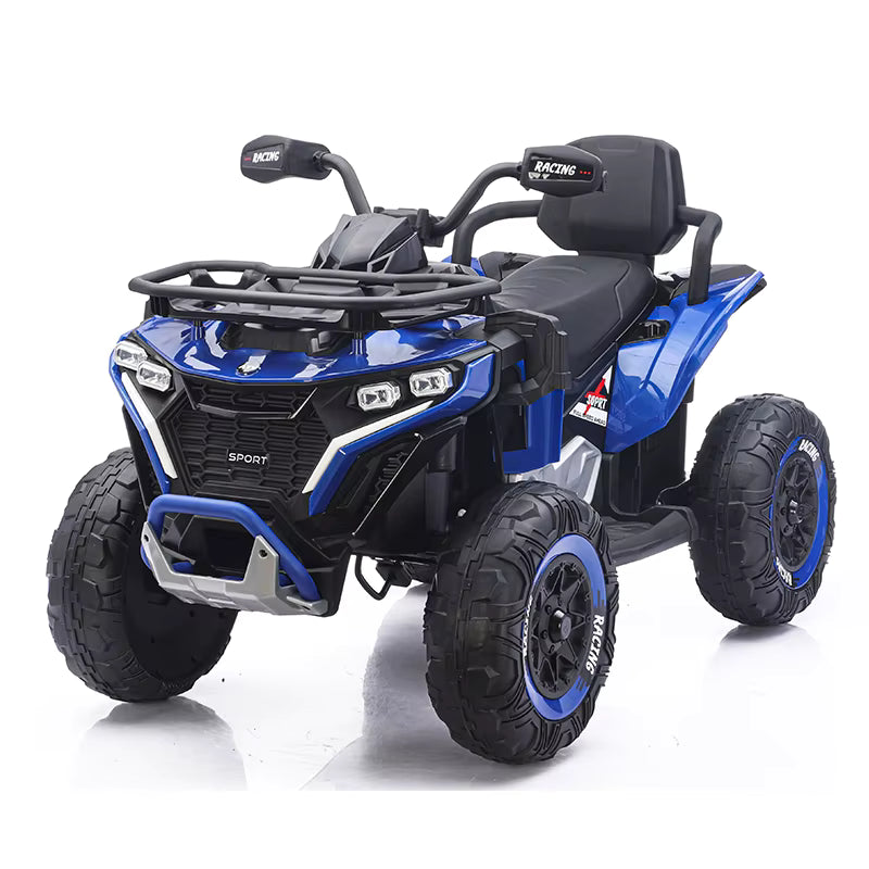Quad Électrique Enfant 12V – ATV Tout-Terrain Bleu
