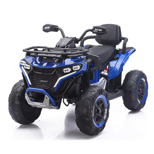 Quad Électrique Enfant 12V – ATV Tout-Terrain Bleu
