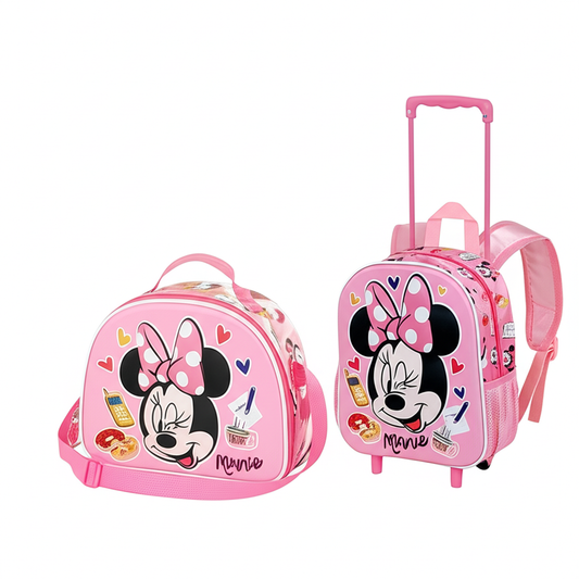PACK 2 PIECES Minnie Mousse 3D 34 cm