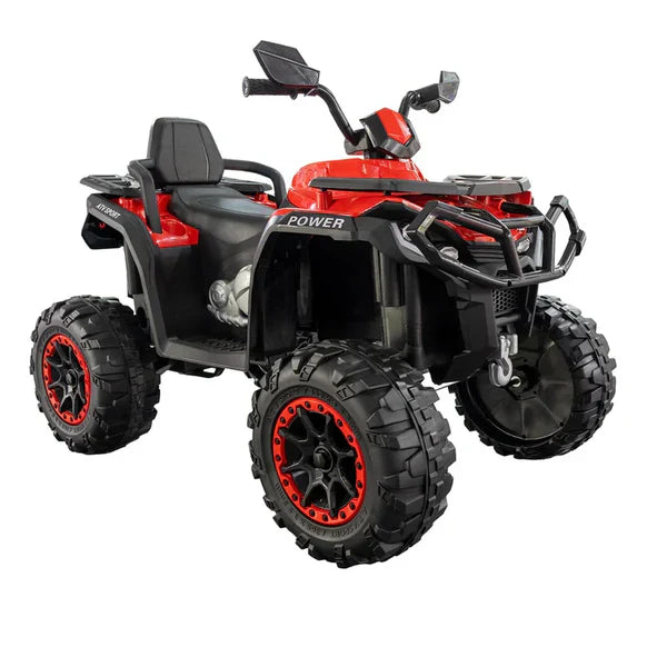 Quad Électrique Enfant 12V – ATV Tout-Terrain ROUGE